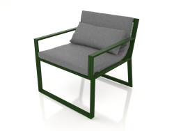 Fauteuil club (Vert bouteille)