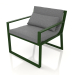 3d model Sillón club (verde botella) - vista previa