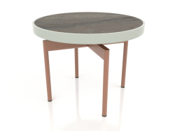 Table basse ronde Ø60 (Gris ciment, DEKTON Radium)