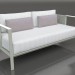 3D Modell 2-Sitzer-Sofa (Zementgrau) - Vorschau