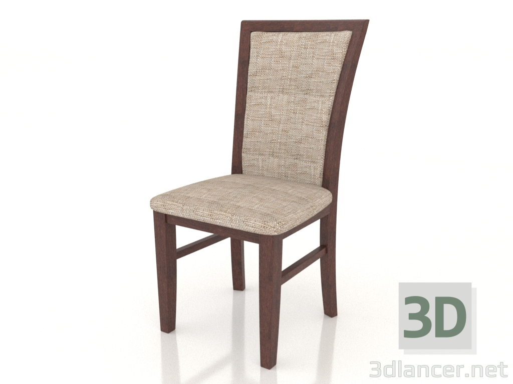 3d model Silla London (nogal viejo) - vista previa