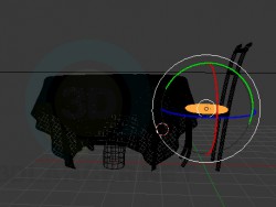 Schreibtisch mit Stuhl (Blender)