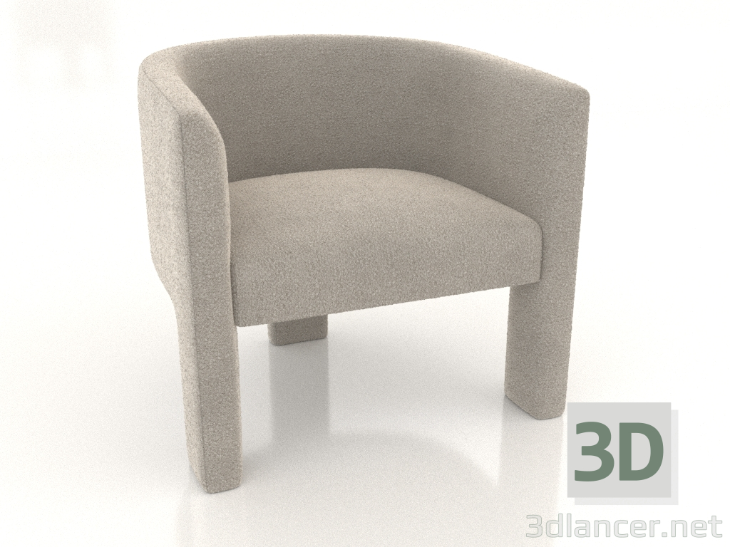 Modelo 3d Cadeira de design Iris - preview