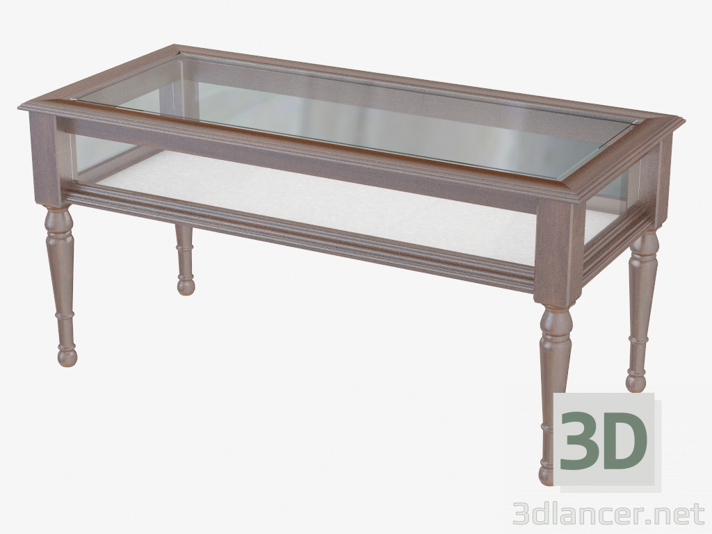 3D Modell Couchtisch (Art. 3286, 108x49x54) - Vorschau