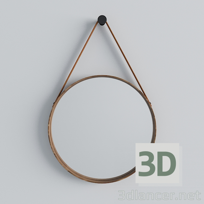 3d модель зеркало – превью