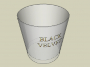 Glass of whiskey Black Velvet