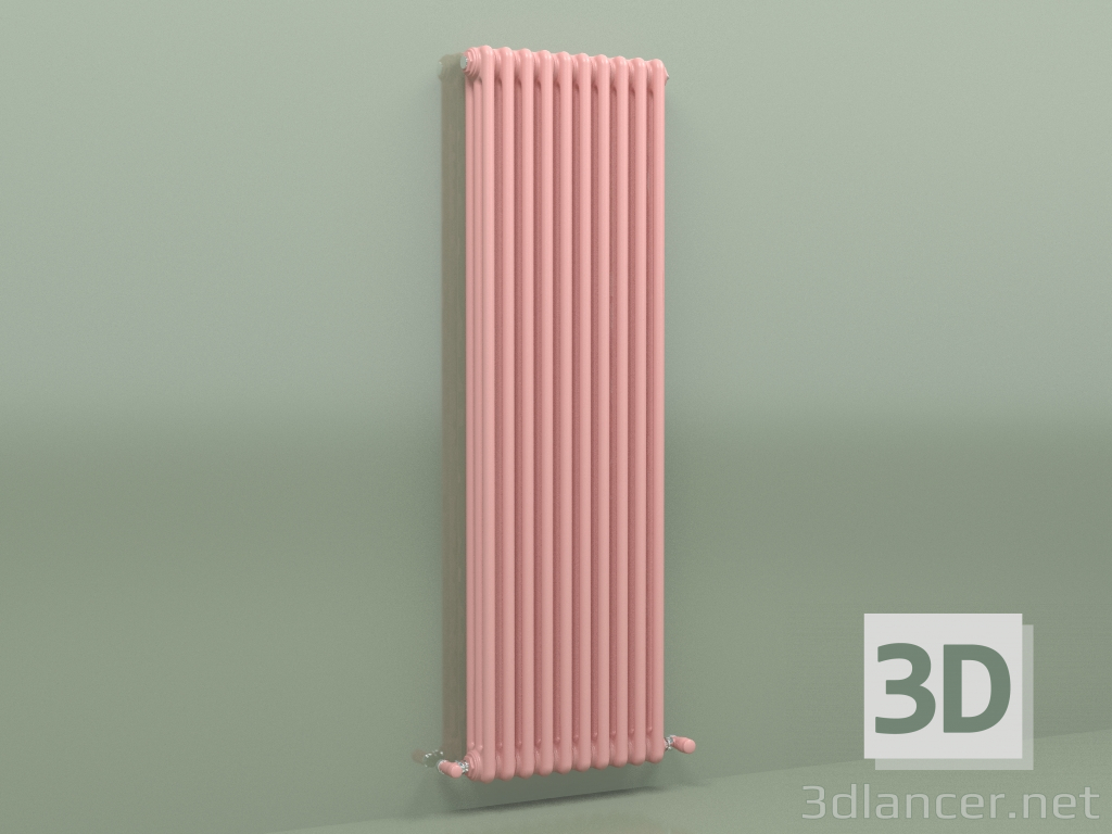 3D modeli Radyatör TESI 3 (H 1500 10EL, Pembe - RAL 3015) - önizleme