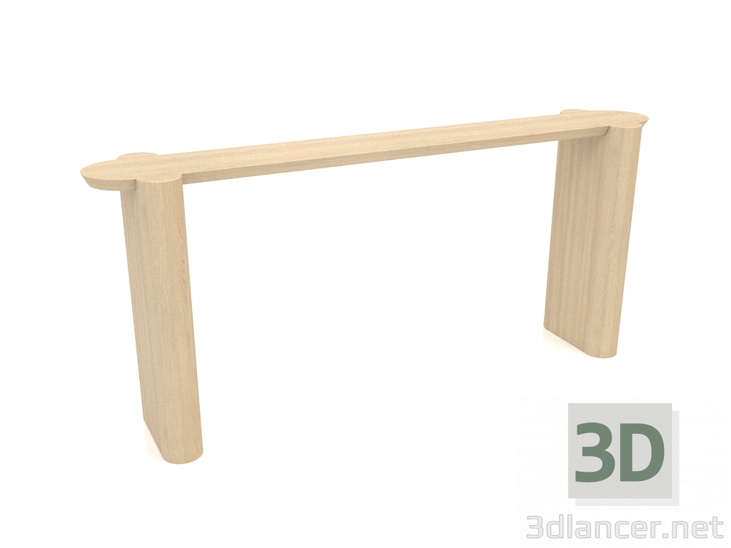 3d model Consola KT 07 (1600x300x700, blanco madera) - vista previa