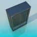 3d model Gabinete con estantes - vista previa