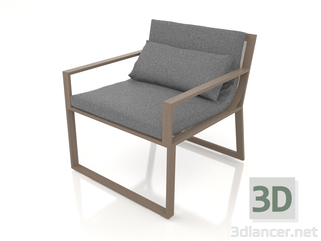 3d model Sillón club (Bronce) - vista previa