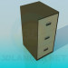 3d model Gabinete con cajones - vista previa