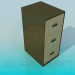 3d model Gabinete con cajones - vista previa