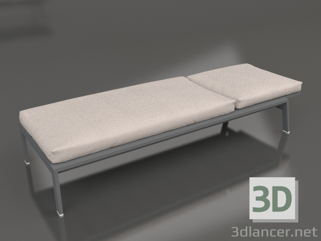 3d model Deckchair (Anthracite) - preview