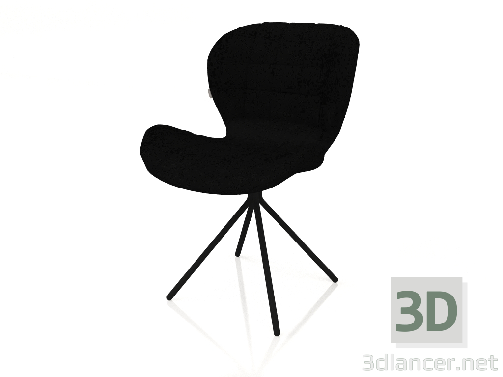 Modelo 3d Cadeira OMG (Preta) - preview