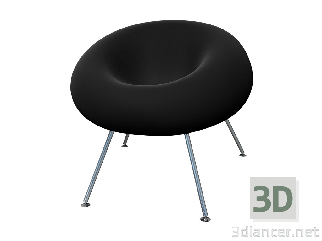 3d model Armchair Marumaru - preview