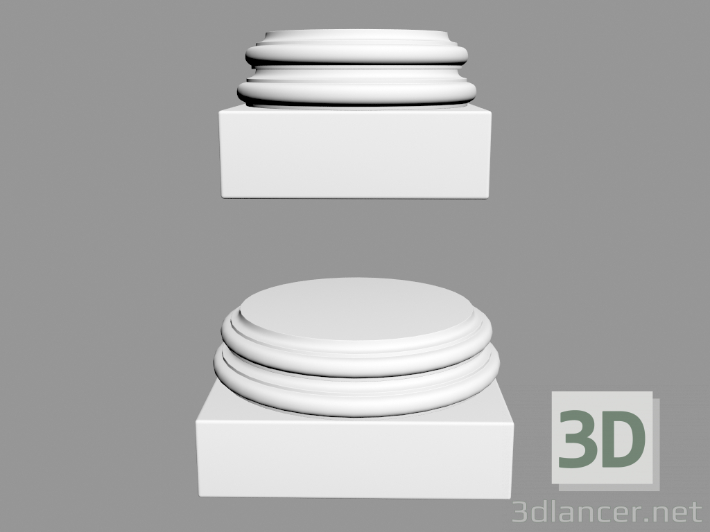 Modelo 3d Pedestais (КПн4, 5) - preview