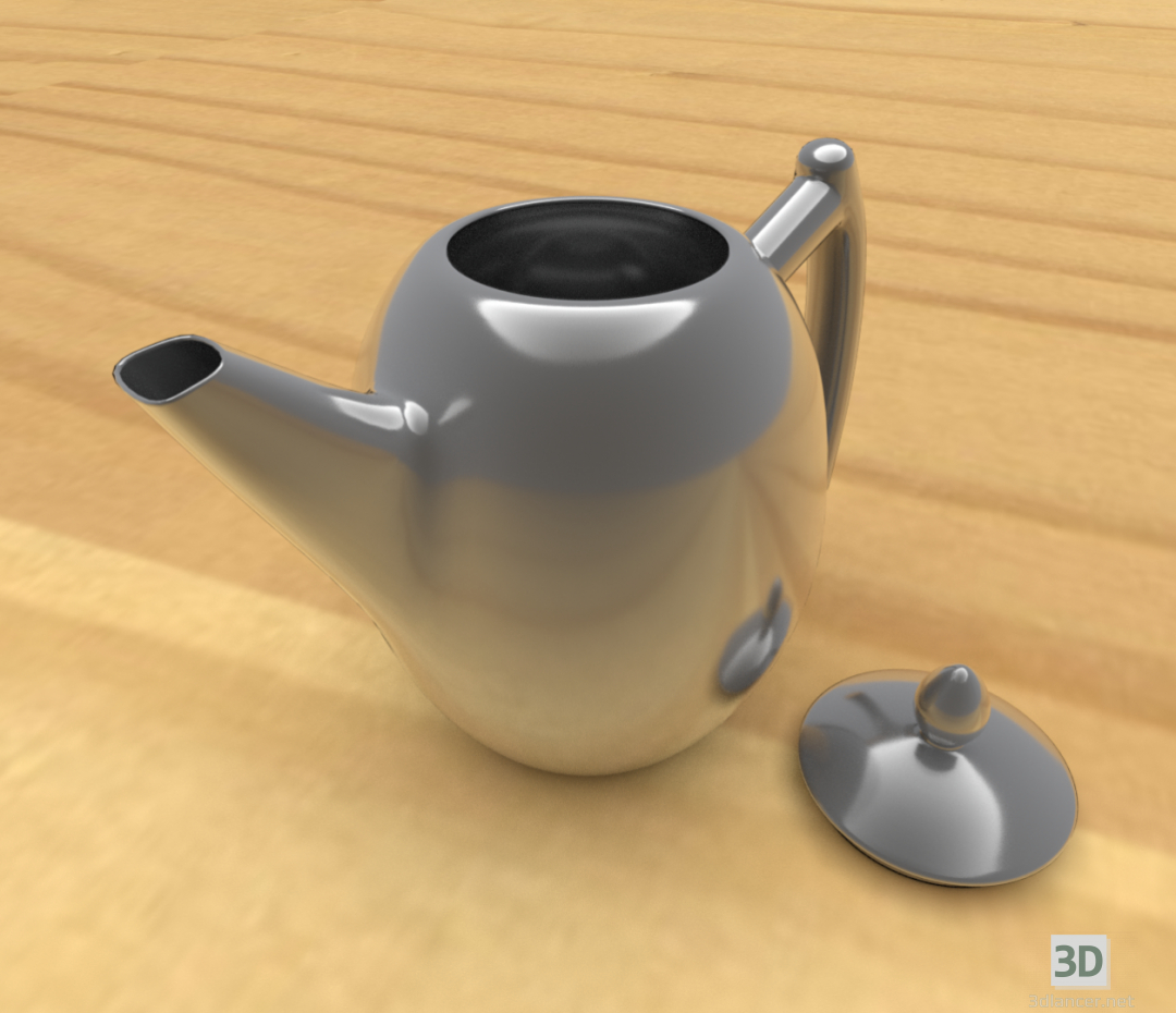 3d Teapot model buy - render