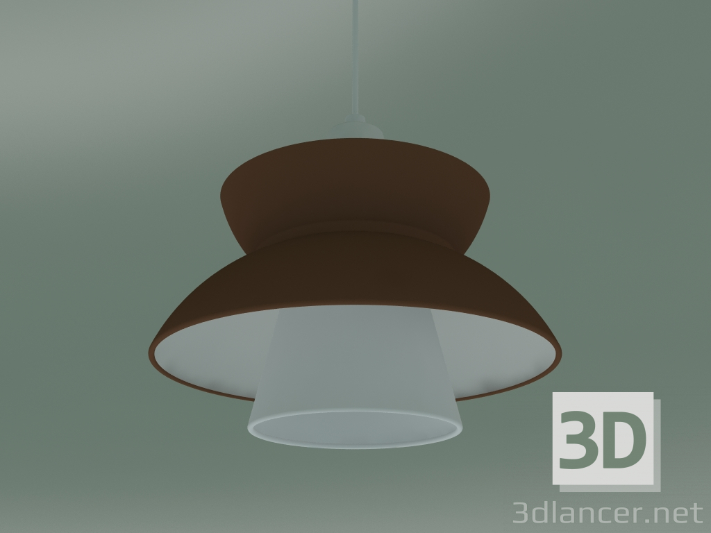 Modelo 3d Luminária pendente DOO-WOP (60W E27, COPPER) - preview