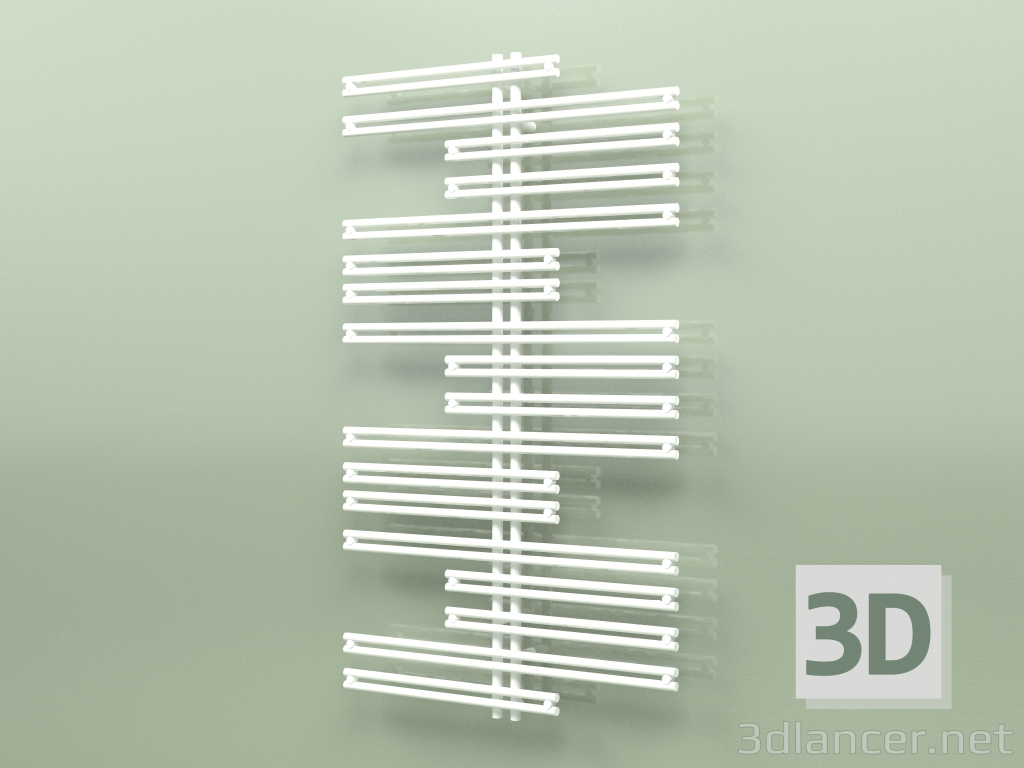 Modelo 3d Toalheiro aquecido - Kea (1500 x 900, RAL - 9016) - preview