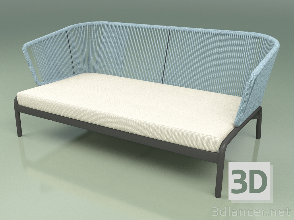 3D Modell Sofa 002 (Kordel 7mm Himmel) - Vorschau