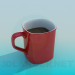 Modelo 3d Tampão de cofe - preview