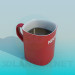 Modelo 3d Tampão de cofe - preview