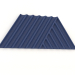 3d model Panel de pared 3D WEAVE (azul oscuro) - vista previa