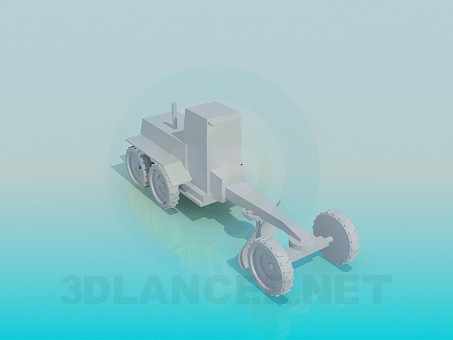 3d model Tractor - vista previa