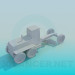 3d model Tractor - vista previa