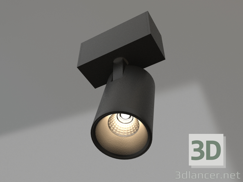 Modelo 3d Lâmpada MAG-SPOT-45-R85-7W Warm3000 (BK, 24 graus, 24V) - preview