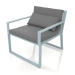 3d model Sillón club (gris azul) - vista previa