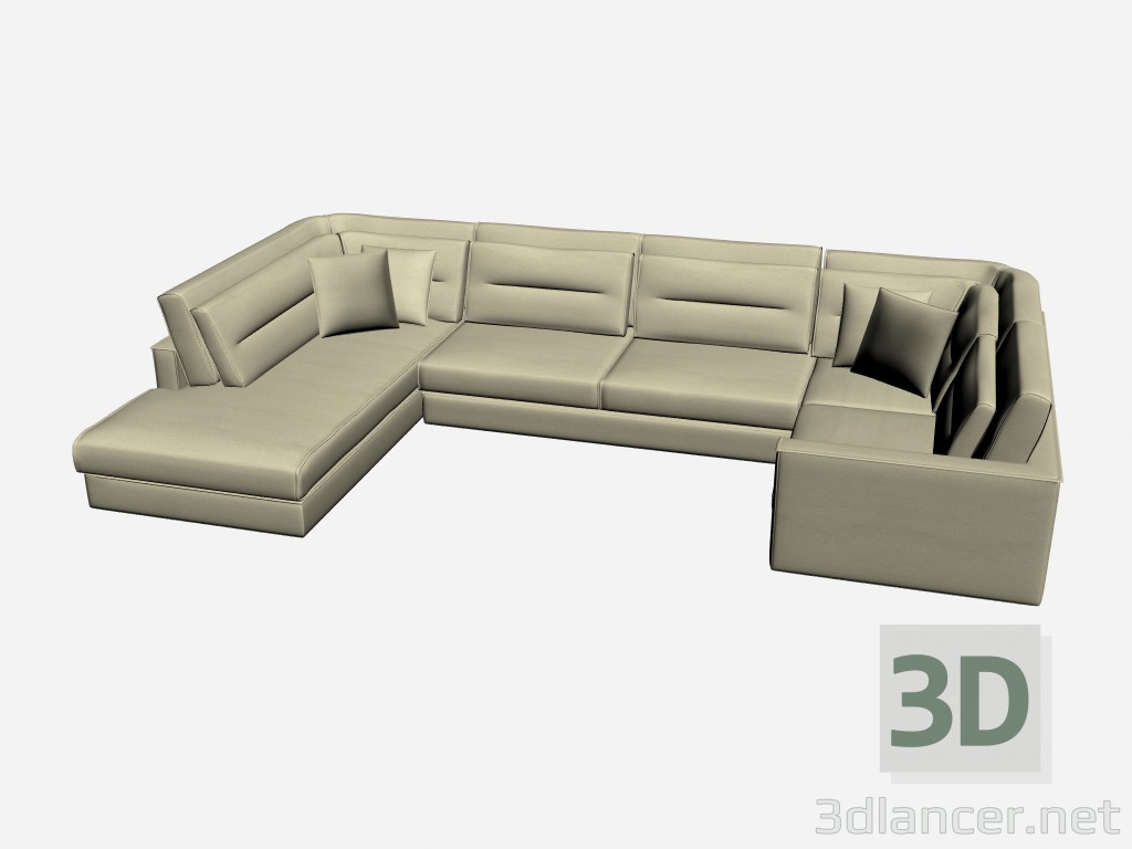 3D Modell Sofa Rlanet 4 - Vorschau