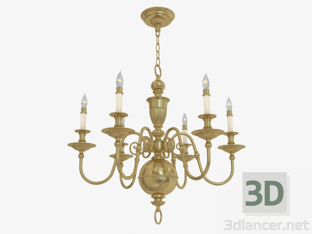 modèle 3D Lustre Cambridge (4416BB) - preview