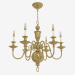 modello 3D Chandelier Cambridge (4416BB) - anteprima