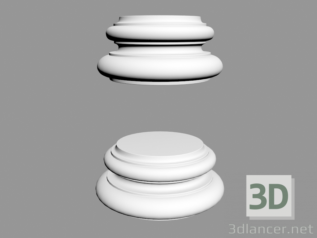 modello 3D Piedistalli (КПн 7, 8) - anteprima