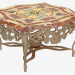 3d model Coffee table with marble top - preview