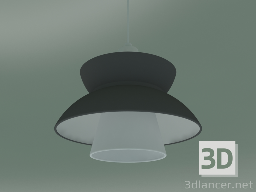 Modelo 3d Pendente DOO-WOP (60W E27, DARK GREY) - preview