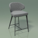 3d model Silla semi-bar Keen (111702, gris aceite) - vista previa