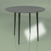 modèle 3D Table de cuisine Spoutnik 90 cm (gris foncé) - preview