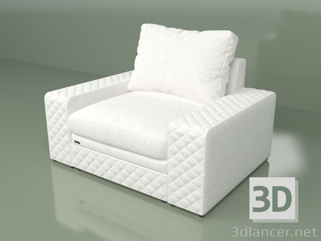 3d model Sillón Dubai - vista previa