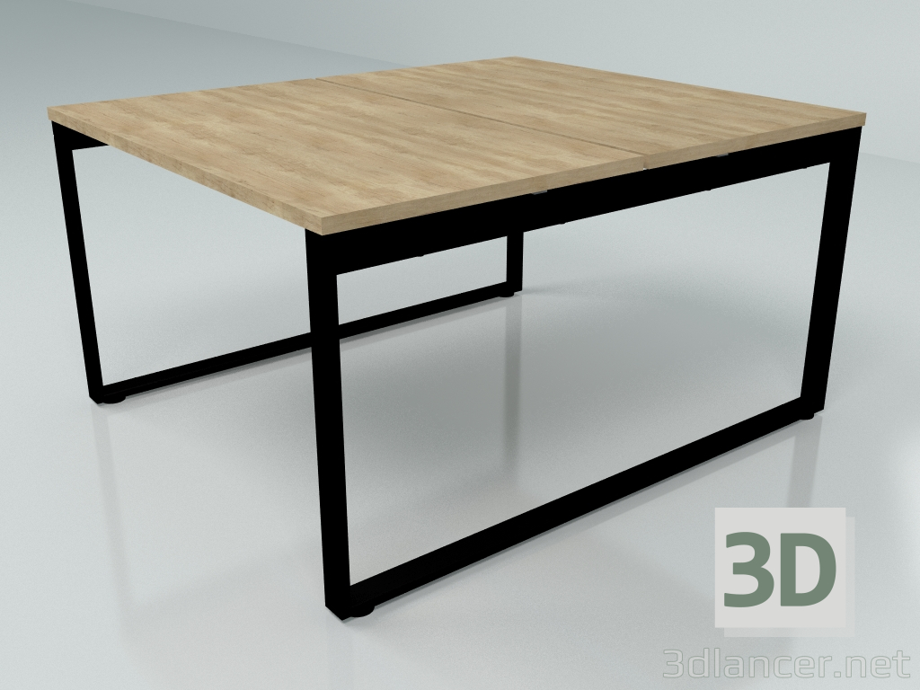 3D modeli Çalışma masası Ogi Q Bench Slide BOQ42 (1200x1410) - önizleme