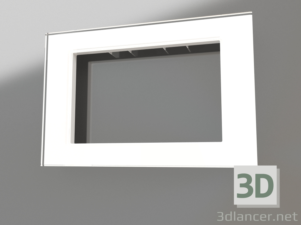 3d model Marco para doble salida Favorit (blanco, cristal) - vista previa