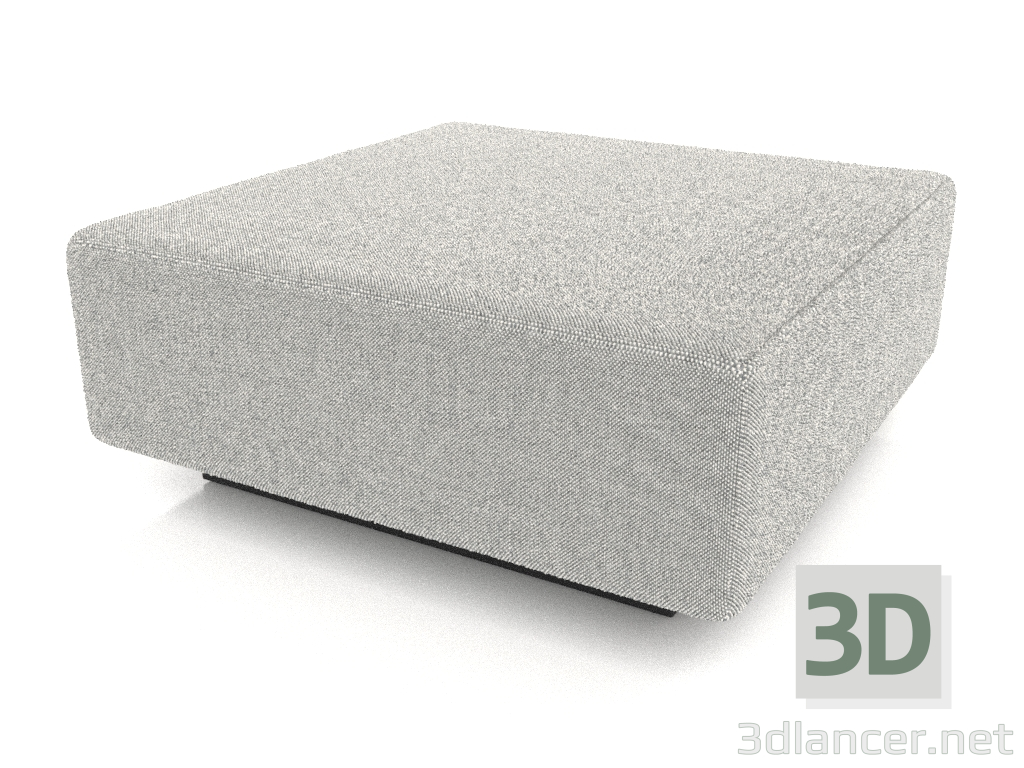 3D Modell Sofamodul-Pouf (8cm) - Vorschau