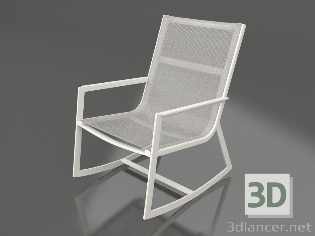 3d model Mecedora (gris ágata) - vista previa