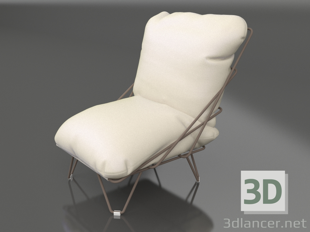 Modelo 3d Poltrona (Bronze) - preview