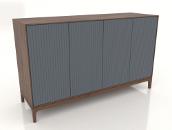 Mobile TV FARGO con frontali fresati 1600x500x950 mm (ardesia, rovere tabacco, opzione 4)