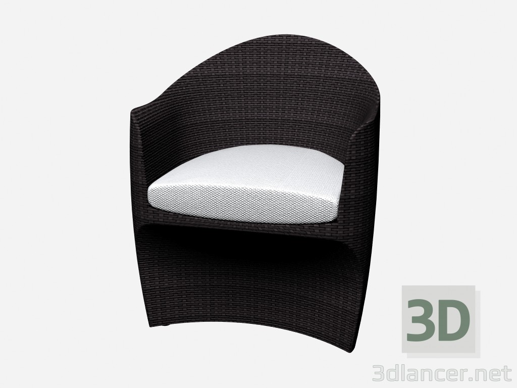 modello 3D Sedia da pranzo Dinning Poltrona 46100 46150 - anteprima