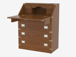 Bureau avec table pliante