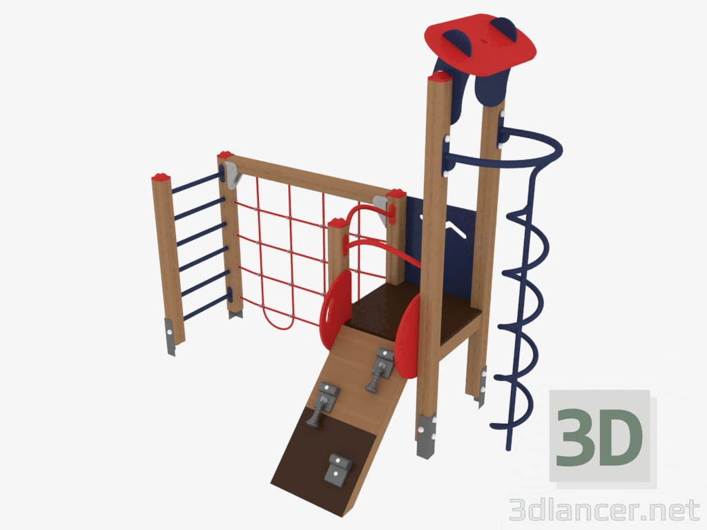 3d model Complejo deportivo infantil (7816) - vista previa