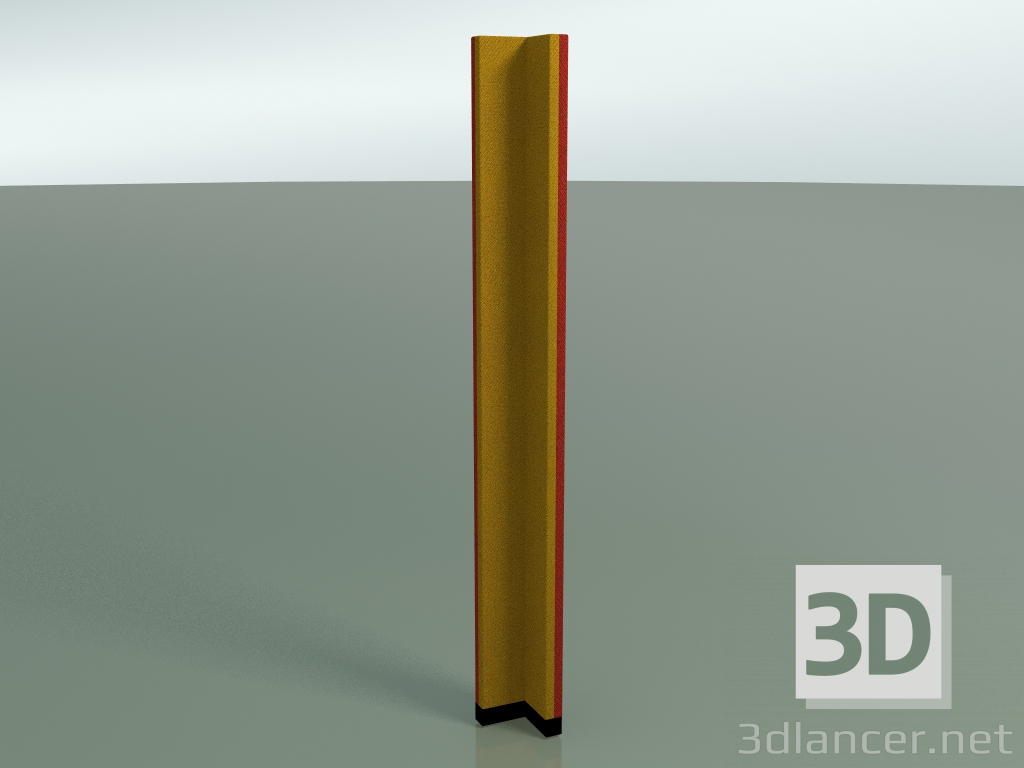 3D Modell Eckplatte 6416 (90 °, 132,5 x 13 cm, zweifarbig) - Vorschau